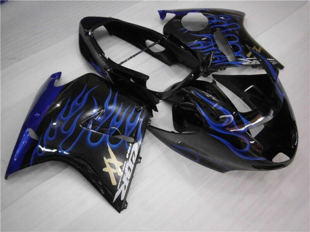 CBR 1100 XX 1996-2007 Motorrad Verkleidungen - Blau Flamme CBR 1100 XX 1996-2007 Motorrad Verkleidungen - Blau Flamme