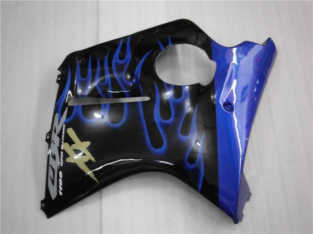 CBR 1100 XX 1996-2007 Motorrad Verkleidungen - Blau Flamme CBR 1100 XX 1996-2007 Motorrad Verkleidungen - Blau Flamme