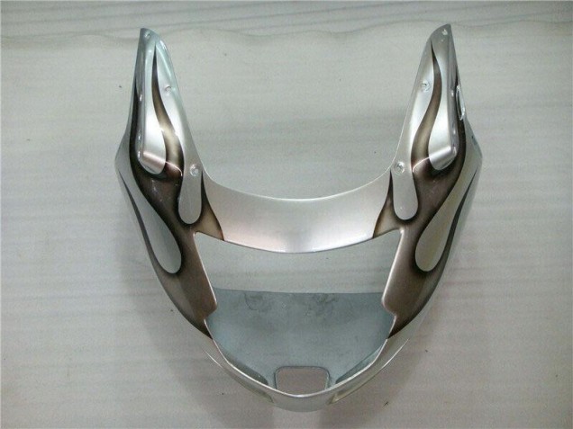 CBR 1100 XX 1996-2007 Motorrad Verkleidungen - Flamme Silber grau CBR 1100 XX 1996-2007 Motorrad Verkleidungen - Flamme Silber grau