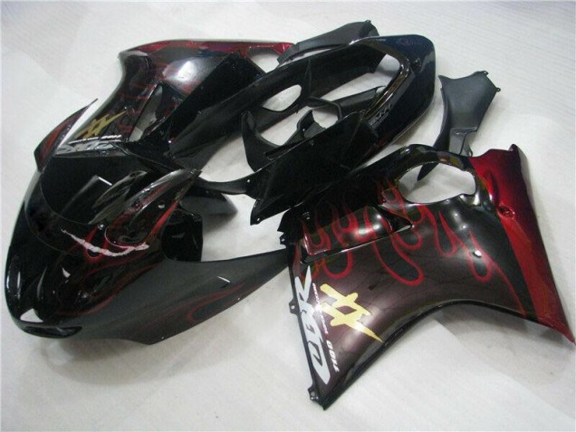 CBR 1100 XX 1996-2007 Motorrad Verkleidungen - Rot Flamme CBR 1100 XX 1996-2007 Motorrad Verkleidungen - Rot Flamme