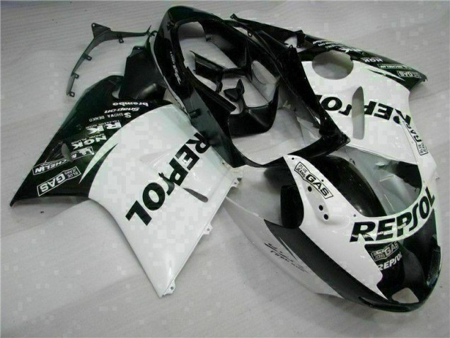 CBR 1100 XX 1996-2007 Motorrad Verkleidungen - Weiß Schwarz Repsol CBR 1100 XX 1996-2007 Motorrad Verkleidungen - Weiß Schwarz Repsol
