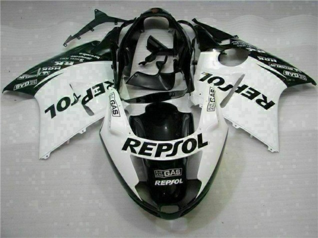 CBR 1100 XX 1996-2007 Motorrad Verkleidungen - Weiß Schwarz Repsol CBR 1100 XX 1996-2007 Motorrad Verkleidungen - Weiß Schwarz Repsol
