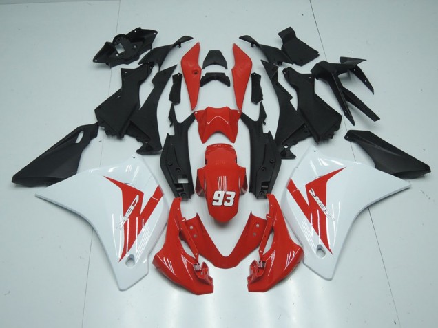 CBR 125 R 2011-2013 Motorrad Verkleidungen - Rot Weiß 93 CBR 125 R 2011-2013 Motorrad Verkleidungen - Rot Weiß 93