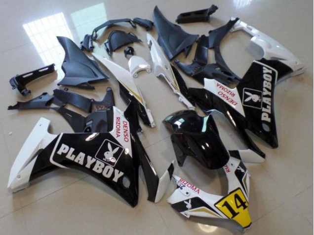 CBR 500 RR 2013-2015 Motorrad Verkleidungen - Schwarz Playboy 14 CBR 500 RR 2013-2015 Motorrad Verkleidungen - Schwarz Playboy 14