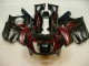 CBR 600 F3 1995-1998 Motorrad Verkleidung - Schwarz rote Flamme CBR 600 F3 1995-1998 Motorrad Verkleidung - Schwarz rote Flamme