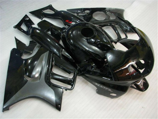CBR 600 F3 1995-1998 Motorrad Verkleidungen - Glänzend Schwarz CBR 600 F3 1995-1998 Motorrad Verkleidungen - Glänzend Schwarz