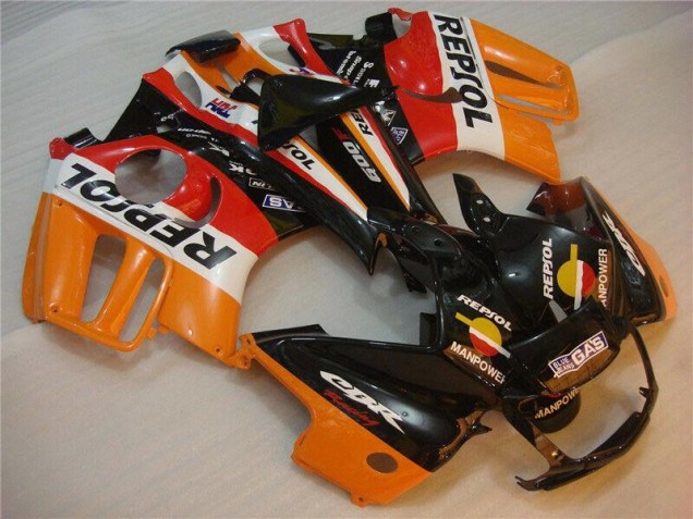 CBR 600 F3 1995-1998 Motorrad Verkleidungen - Schwarz Orange Repsol CBR 600 F3 1995-1998 Motorrad Verkleidungen - Schwarz Orange Repsol