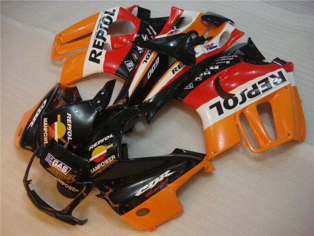 CBR 600 F3 1995-1998 Motorrad Verkleidungen - Schwarz Orange Repsol CBR 600 F3 1995-1998 Motorrad Verkleidungen - Schwarz Orange Repsol