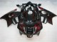 CBR 600 F3 1995-1998 Motorrad Verkleidungen - Schwarz rote Flamme CBR 600 F3 1995-1998 Motorrad Verkleidungen - Schwarz rote Flamme