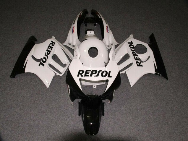 CBR 600 F3 1995-1998 Motorrad Verkleidungen - Weiß Schwarz Repsol CBR 600 F3 1995-1998 Motorrad Verkleidungen - Weiß Schwarz Repsol