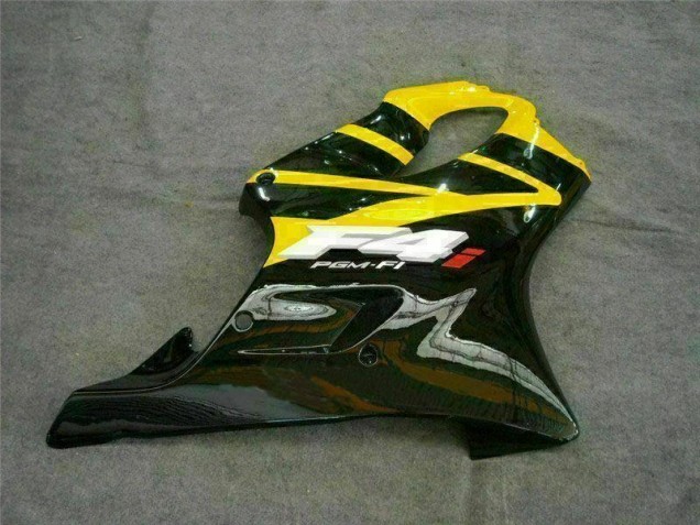 CBR 600 F4i 2001-2003 Motorrad Verkleidung - Gelb Schwarz CBR 600 F4i 2001-2003 Motorrad Verkleidung - Gelb Schwarz