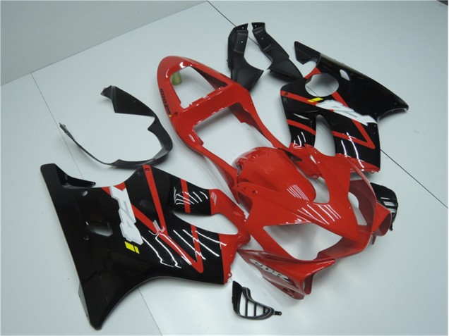 CBR 600 F4i 2001-2003 Motorrad Verkleidung - Rot Schwarz CBR 600 F4i 2001-2003 Motorrad Verkleidung - Rot Schwarz