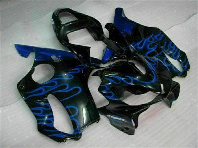 CBR 600 F4i 2001-2003 Motorrad Verkleidungen - Blau Flammen CBR 600 F4i 2001-2003 Motorrad Verkleidungen - Blau Flammen