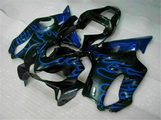 CBR 600 F4i 2001-2003 Motorrad Verkleidungen - Blau Flammen CBR 600 F4i 2001-2003 Motorrad Verkleidungen - Blau Flammen