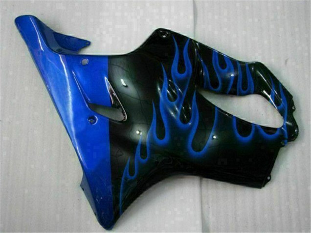 CBR 600 F4i 2001-2003 Motorrad Verkleidungen - Blau Flammen CBR 600 F4i 2001-2003 Motorrad Verkleidungen - Blau Flammen