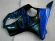 CBR 600 F4i 2001-2003 Motorrad Verkleidungen - Blau Flammen CBR 600 F4i 2001-2003 Motorrad Verkleidungen - Blau Flammen