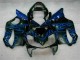 CBR 600 F4i 2001-2003 Motorrad Verkleidungen - Blau Flammen CBR 600 F4i 2001-2003 Motorrad Verkleidungen - Blau Flammen