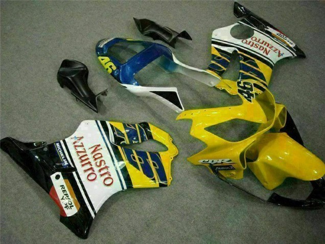 CBR 600 F4i 2001-2003 Motorrad Verkleidungen - Gelb Weiß CBR 600 F4i 2001-2003 Motorrad Verkleidungen - Gelb Weiß