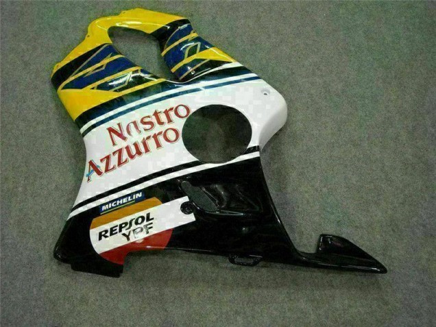 CBR 600 F4i 2001-2003 Motorrad Verkleidungen - Gelb Weiß CBR 600 F4i 2001-2003 Motorrad Verkleidungen - Gelb Weiß