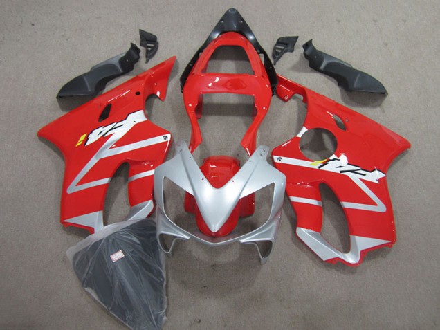 CBR 600 F4i 2001-2003 Motorrad Verkleidungen & Plastik - Rot Silber CBR 600 F4i 2001-2003 Motorrad Verkleidungen & Plastik - Rot Silber