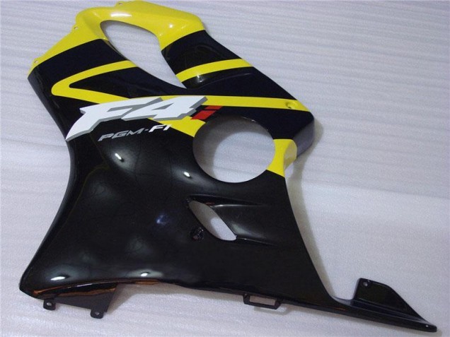 CBR 600 F4i 2001-2003 Motorrad Vollverkleidung - Gelb Schwarz CBR 600 F4i 2001-2003 Motorrad Vollverkleidung - Gelb Schwarz