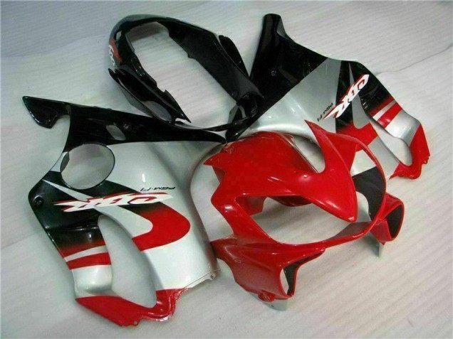 CBR 600 F4i 2004-2007 Motorrad Verkleidung - Rot Silber CBR 600 F4i 2004-2007 Motorrad Verkleidung - Rot Silber