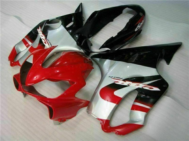 CBR 600 F4i 2004-2007 Motorrad Verkleidung - Rot Silber CBR 600 F4i 2004-2007 Motorrad Verkleidung - Rot Silber