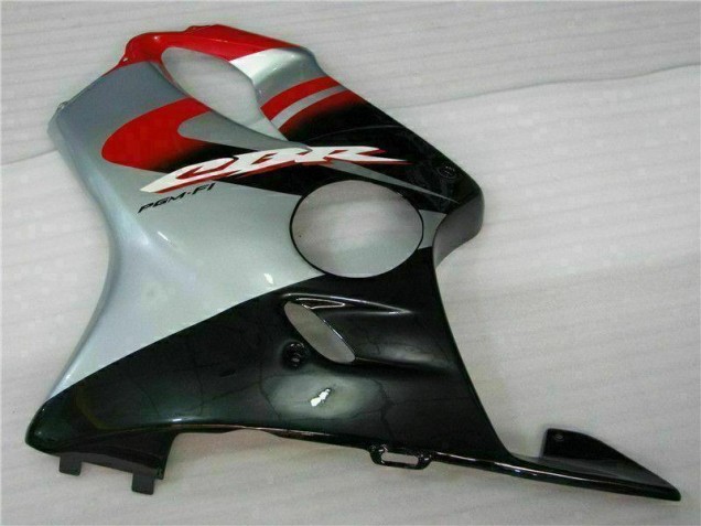 CBR 600 F4i 2004-2007 Motorrad Verkleidung - Rot Silber CBR 600 F4i 2004-2007 Motorrad Verkleidung - Rot Silber