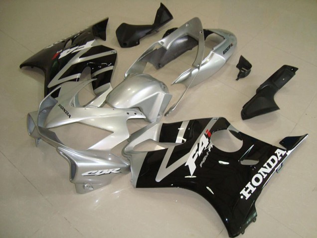 CBR 600 F4i 2004-2007 Motorrad Verkleidung - Schwarz Silber CBR 600 F4i 2004-2007 Motorrad Verkleidung - Schwarz Silber