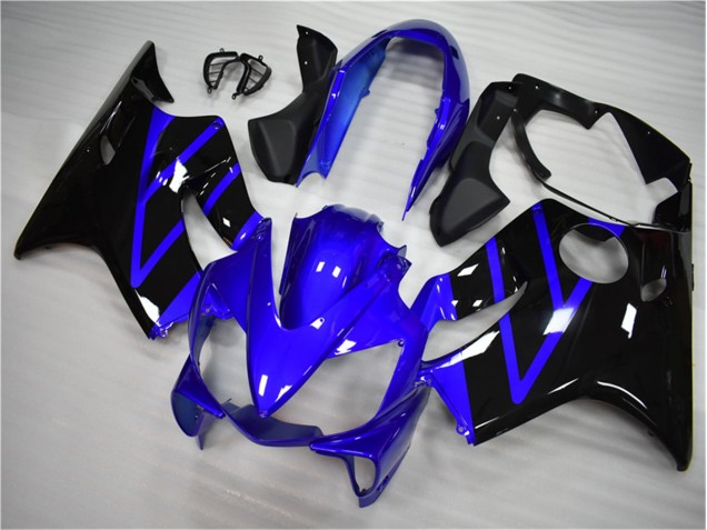 CBR 600 F4i 2004-2007 Motorrad Verkleidungen - Blau Schwarz CBR 600 F4i 2004-2007 Motorrad Verkleidungen - Blau Schwarz