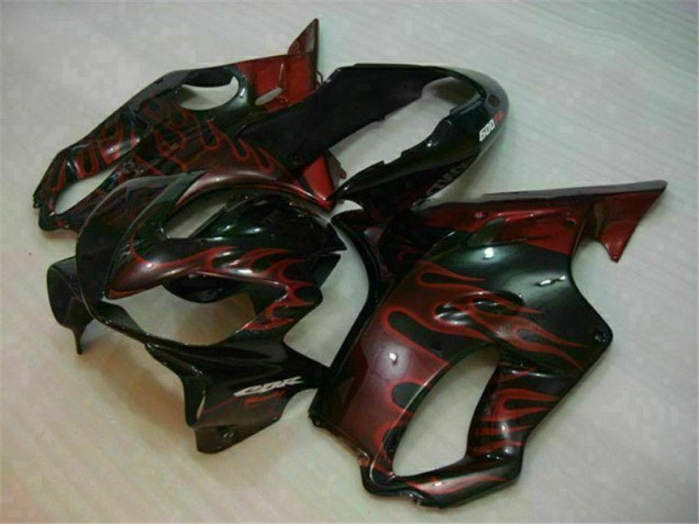 CBR 600 F4i 2004-2007 Motorrad Verkleidungen - Rot Flamme CBR 600 F4i 2004-2007 Motorrad Verkleidungen - Rot Flamme