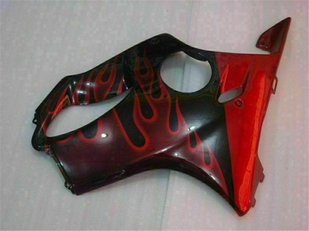 CBR 600 F4i 2004-2007 Motorrad Verkleidungen - Rot Flamme CBR 600 F4i 2004-2007 Motorrad Verkleidungen - Rot Flamme