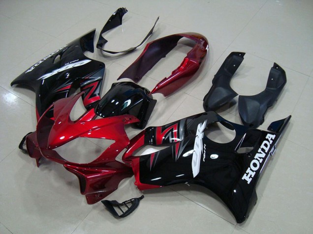 CBR 600 F4i 2004-2007 Motorrad Vollverkleidung - Schwarz Rot CBR 600 F4i 2004-2007 Motorrad Vollverkleidung - Schwarz Rot