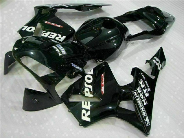 CBR 600 RR 2003-2004 Motor Verkleidungen - Schwarz CBR 600 RR 2003-2004 Motor Verkleidungen - Schwarz