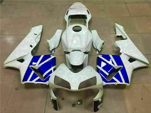 CBR 600 RR 2003-2004 Motorrad Verkleidung - Weiß Blau CBR 600 RR 2003-2004 Motorrad Verkleidung - Weiß Blau