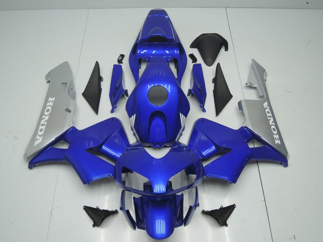 CBR 600 RR 2003-2004 Motorrad Verkleidungen - Blau Silber CBR 600 RR 2003-2004 Motorrad Verkleidungen - Blau Silber