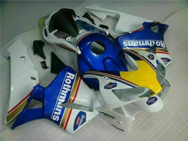 CBR 600 RR 2003-2004 Motorrad Verkleidungen - Blau Weiß Rothmans CBR 600 RR 2003-2004 Motorrad Verkleidungen - Blau Weiß Rothmans