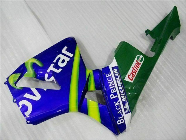 CBR 600 RR 2003-2004 Motorrad Verkleidungen - BlauGrün Movistar Castrol CBR 600 RR 2003-2004 Motorrad Verkleidungen - BlauGrün Movistar Castrol