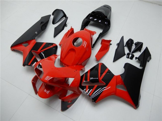 CBR 600 RR 2003-2004 Motorrad Verkleidungen Komplett Sets - Rot Schwarz CBR 600 RR 2003-2004 Motorrad Verkleidungen Komplett Sets - Rot Schwarz