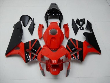 CBR 600 RR 2003-2004 Motorrad Verkleidungen Komplett Sets - Rot Schwarz