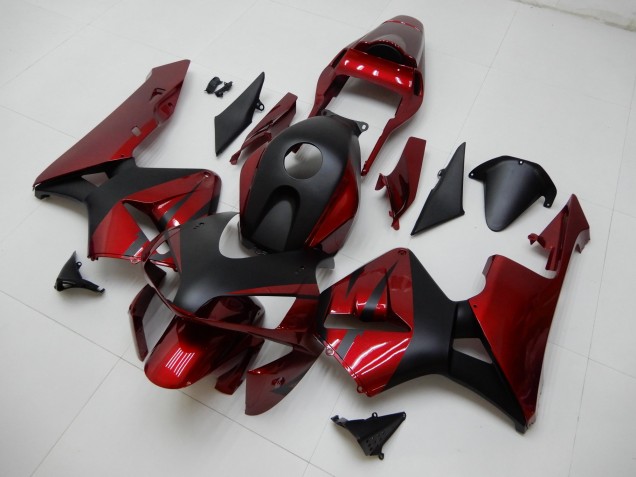 CBR 600 RR 2003-2004 Motorrad Verkleidungen - Rot Schwarz CBR 600 RR 2003-2004 Motorrad Verkleidungen - Rot Schwarz