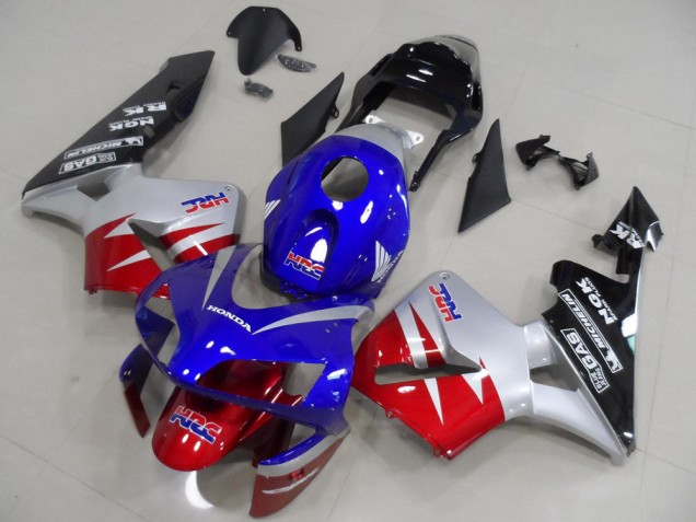 CBR 600 RR 2003-2004 Motorrad Verkleidungen - Rot Silber Blau CBR 600 RR 2003-2004 Motorrad Verkleidungen - Rot Silber Blau