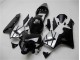 CBR 600 RR 2003-2004 Motorrad Verkleidungen - Schwarz Silber