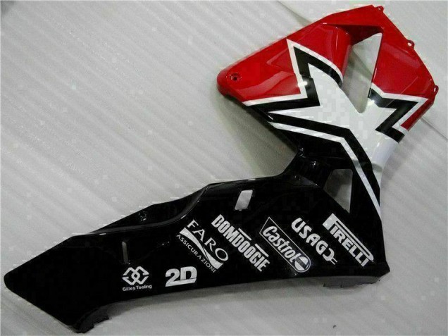CBR 600 RR 2003-2004 Motorrad Verkleidungen - Schwarz Weiß 11 CBR 600 RR 2003-2004 Motorrad Verkleidungen - Schwarz Weiß 11