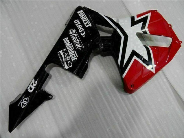 CBR 600 RR 2003-2004 Motorrad Verkleidungen - Schwarz Weiß 11 CBR 600 RR 2003-2004 Motorrad Verkleidungen - Schwarz Weiß 11