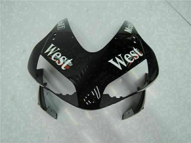 CBR 600 RR 2003-2004 Motorrad Verkleidungen - Schwarz West CBR 600 RR 2003-2004 Motorrad Verkleidungen - Schwarz West