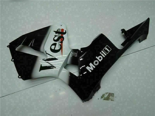 CBR 600 RR 2003-2004 Motorrad Verkleidungen - Schwarz West CBR 600 RR 2003-2004 Motorrad Verkleidungen - Schwarz West