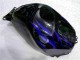 CBR 600 RR 2003-2004 Motorrad Verkleidungen - Schwarz mit Blaur Flamme CBR 600 RR 2003-2004 Motorrad Verkleidungen - Schwarz mit Blaur Flamme