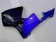 CBR 600 RR 2003-2004 Motorrad Verkleidungen - Schwarz mit Blaur Flamme CBR 600 RR 2003-2004 Motorrad Verkleidungen - Schwarz mit Blaur Flamme