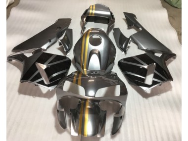 CBR 600 RR 2003-2004 Motorrad Verkleidungen - Silber Gold Schwarz
